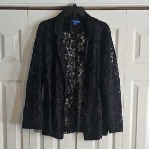 Apt. 9 Black Lace Women's Blazer